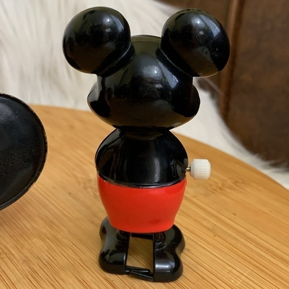 Disney Mickey Mouse Bundle Vintage Coin Purse, Baseball & Windup Toy - Picture 10 of 17